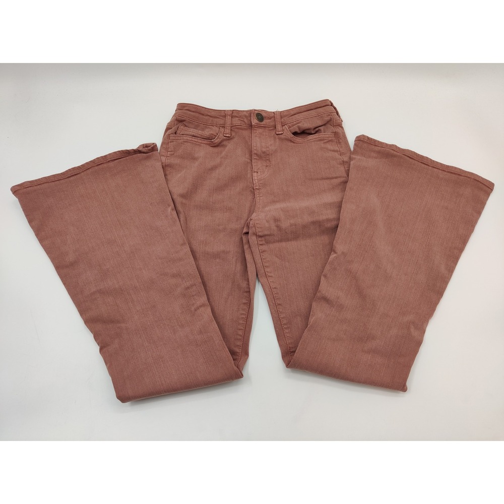 SO‎ Goods For Life Womens High Rise Flare Jeans Mauve Pink Size 3 26W JG31X004RD
